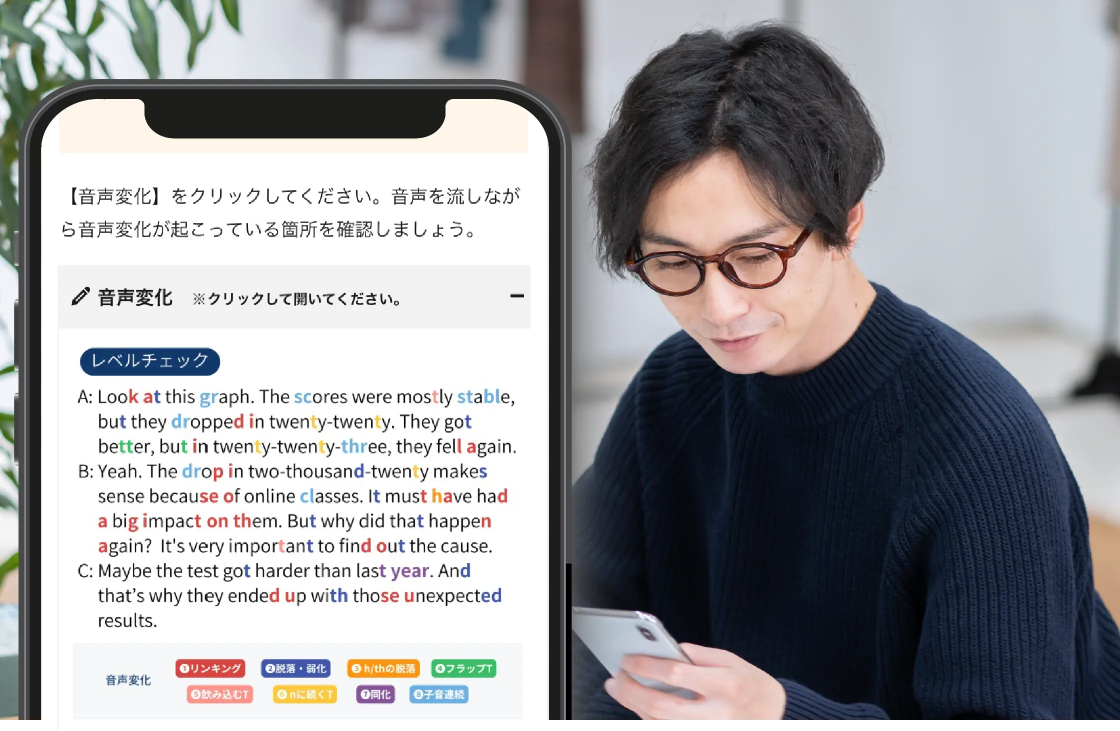 聞き取り・発音力が伸びる独自メソッド